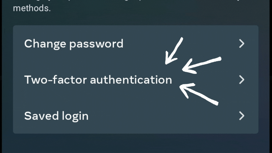 Under Password and security, open Two-factor authentication
